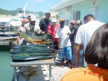 St Maarten Fishing :fishing with Dad